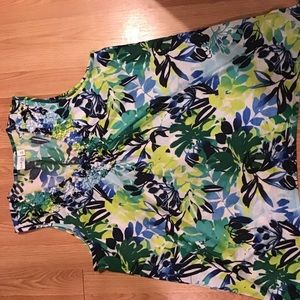 Kim Rogers tropical sleeveless top